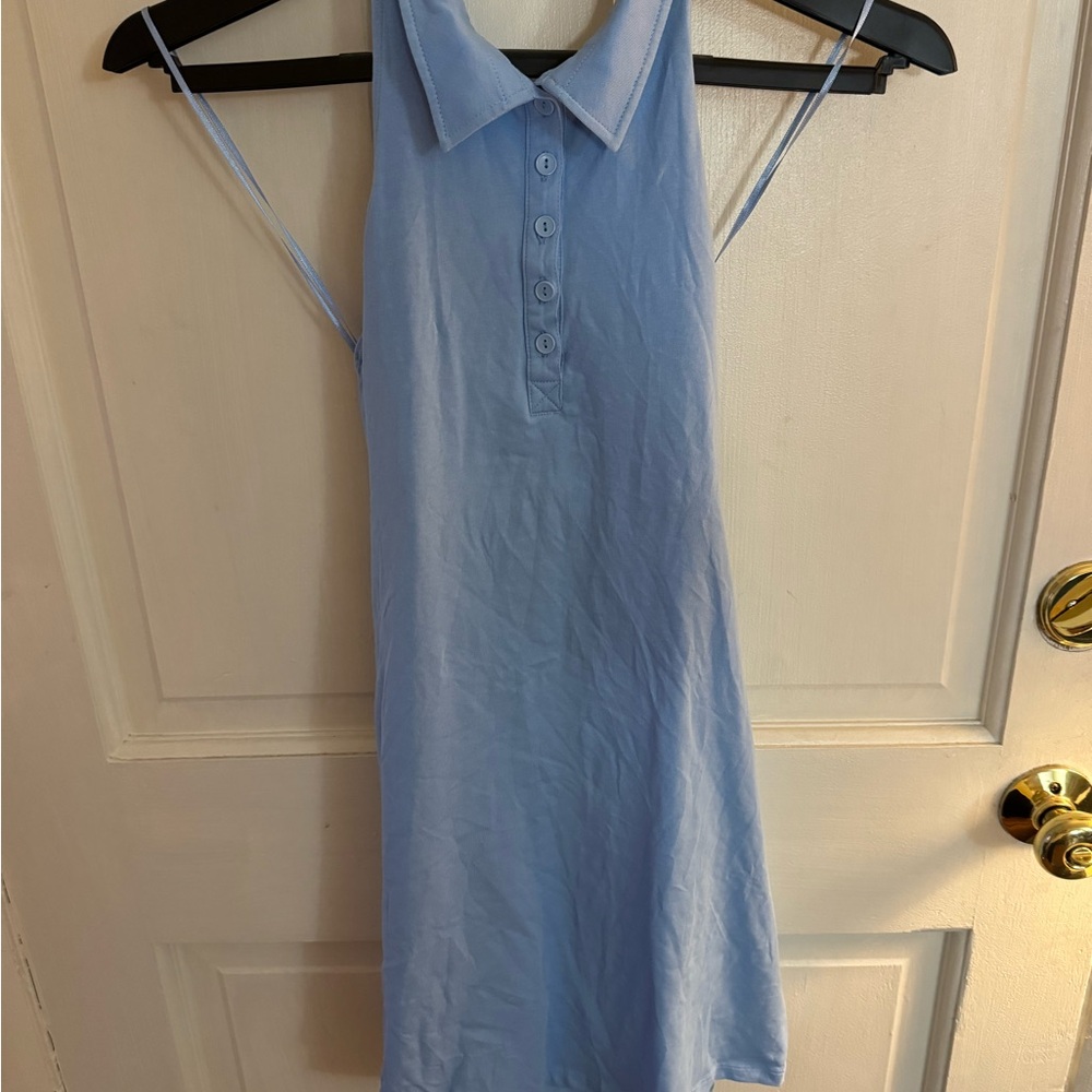 Hollister Light Blue Polo Top